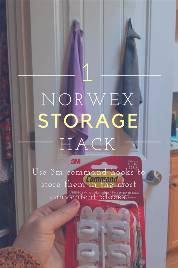 I added Norwex to my life, and here's how I store it.
