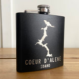 6oz Coeur d’Alene Stainless Steel Flask - RTS