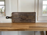 25x9” Mango Wood Paddle Engraved Charcuterie Board and/or Pizza Peel