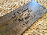 25x9” Mango Wood Paddle Engraved Charcuterie Board and/or Pizza Peel