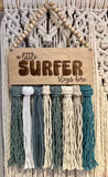 Little Surfer Macrame Blank - 8" Wood Macrame Frame