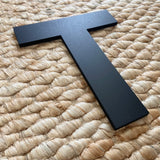 T - 7” Letter Painted Black Alphabet Letters