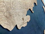 38x36” 3-D Lake Art - Lake Coeur d’Alene