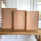 11x17” Personalized Engraved Cherry or Walnut Cutting Boards