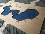 Lake St Helen, Michigan - Custom Engraved 3-D Wood Wall Hanging