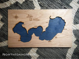 Lake St Helen, Michigan - Custom Engraved 3-D Wood Wall Hanging