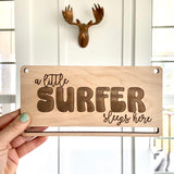 Little Surfer Macrame Blank - 8" Wood Macrame Frame