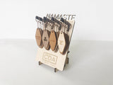 Keychain Display Stand Custom with your logo - POS Retail Display - Craft Show Stand - Jewelry Holder