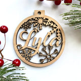 Personalized Snowflake Name Christmas Ornament