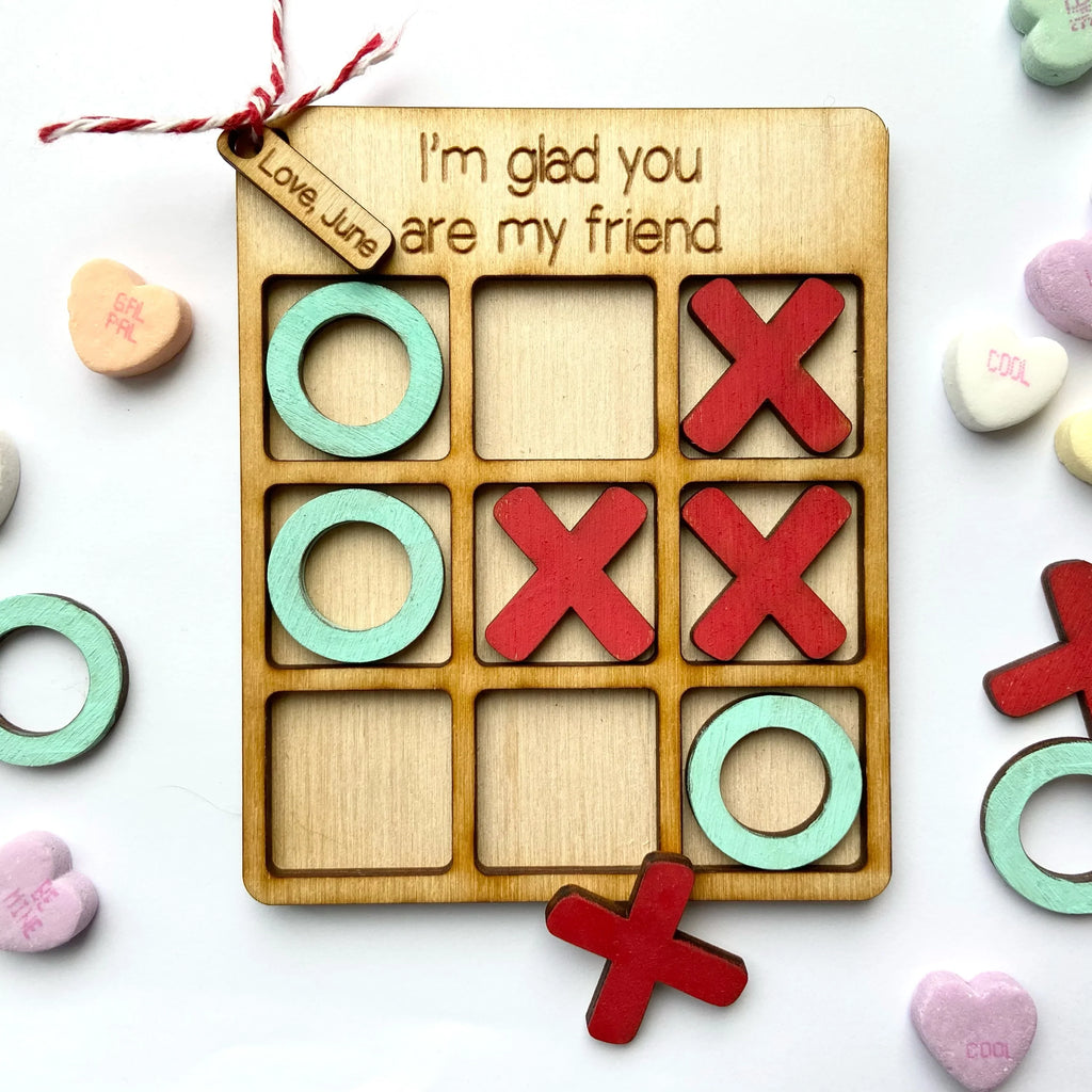 wooden tic-tac-toe board The wooden tic-tac-toe game is an interesting