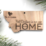 First Christmas Living in Montana Christmas Ornament