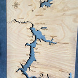 CDA Area Wood Lake Map - Coeur d'Alene, Hayden and Fernan with Chain Lakes