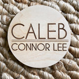 Growing Branch | Personalized Baby Name Announcement Plaque