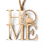 Home Idaho Wood Ornament