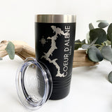 20oz Coeur D’Alene Idaho Double Wall Insulated Idaho Tumbler