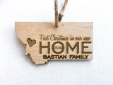 First Christmas Living in Montana Christmas Ornament