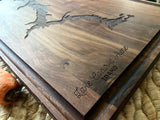 Lake Coeur d’Alene 11x17” Walnut Cutting Board