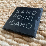 Sandpoint, Idaho Slate Coaster