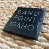 Sandpoint, Lake Pend Oreille Idaho Slate Coaster