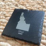 Locally Made Athol, Idaho Slate Coaster