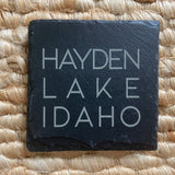 Post Falls, Idaho Slate Coaster