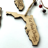 FLORIDA - First Christmas In Our New Home Christmas Ornament
