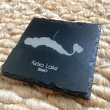 Kelso Lake, Idaho Slate Coaster