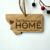 First Christmas Living in Montana Christmas Ornament