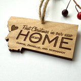 First Christmas Living in Montana Christmas Ornament