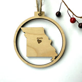 MISSOURI Christmas Ornament - First Christmas in our new state