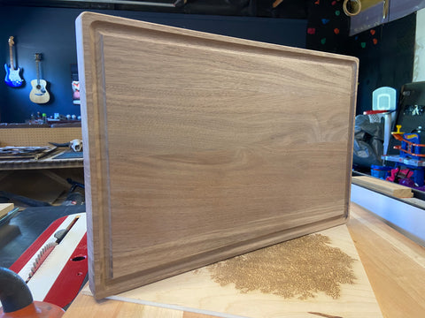 11x17” Personalized Engraved Cherry or Walnut Cutting Boards