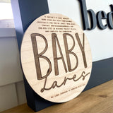 Baby Sign - Art Commission Giftable Plaque