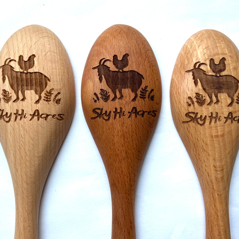 Customized Logo Wood Spoon BOGO 50%