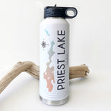 Ombre Priest Lake Water Bottle 40 oz