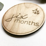 Hexagon Baby Monthly Milestone Discs