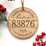 Zip Code Home for the Holidays Local Hometown Ornament