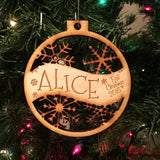 Personalized Baby's First Christmas Ornament