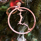 Coeur d’Alene Lake Christmas Ornament