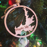 Hayden Lake Christmas Ornament