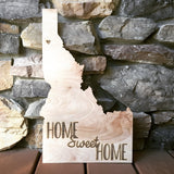 Home Sweet Home Idaho Cutout