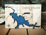 Coeur d'Alene City Lake Map
