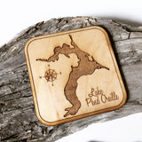 Lake Pend Oreille Wood Coaster