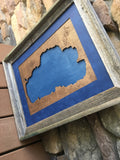 Lake Tahoe, California Custom Engraved 3-D Wood Map Wall Hanging