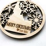 Wholesale Sets - Idaho Snowflake Christmas Ornament