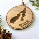 Lake Pend Oreille Engraved Christmas Ornament