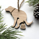 Pooping Dog Funny 2021 Ornament