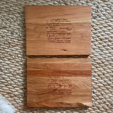 Cutting Board - Engraved Family Recipe Keepsake
