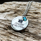 1” Engraved Necklace - Personalized